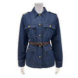 Waisted denim jacket