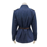 Waisted denim jacket